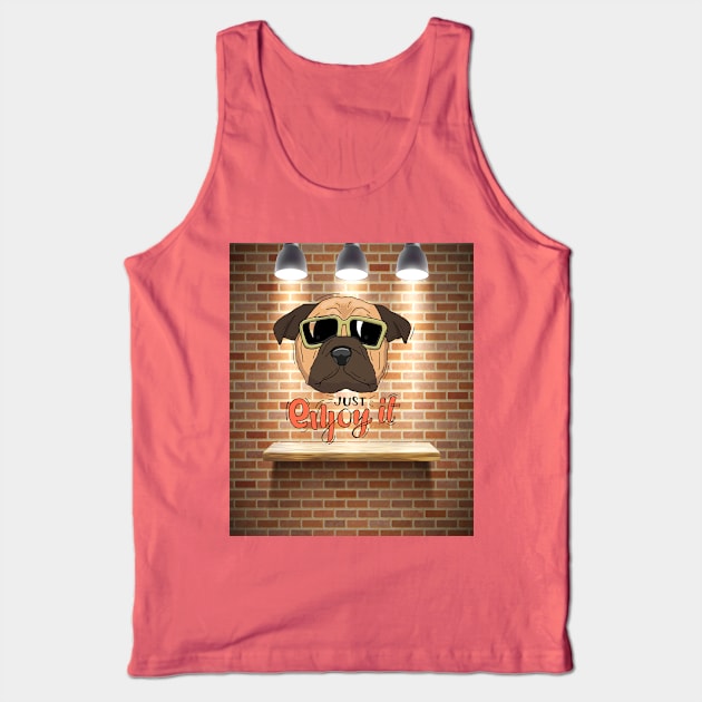 JUST ENJOY IT Tank Top by STAR SHOP